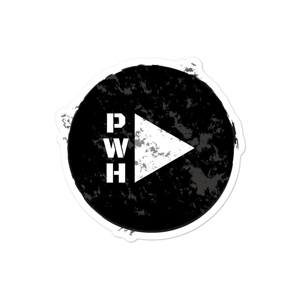 PLAY WAY HARDER LOGO STICKER - Play Way Harder