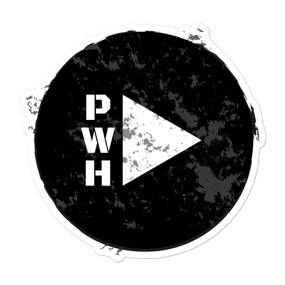 PLAY WAY HARDER LOGO STICKER - Play Way Harder