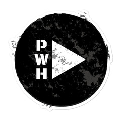 PLAY WAY HARDER LOGO STICKER - Play Way Harder